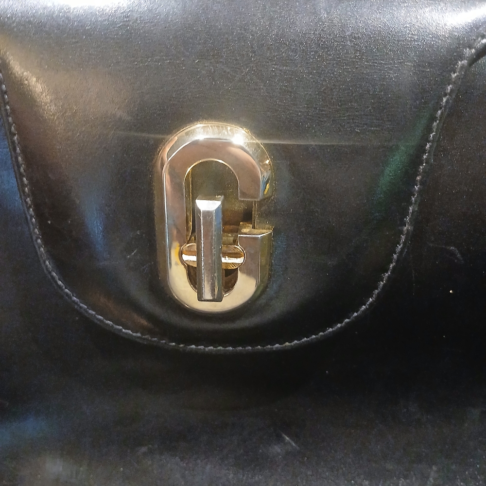 Gucci Black Leather Satchel - Picture 6 of 13